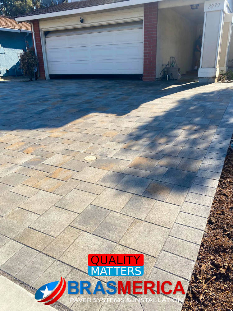 Affordable pavers driveway in San Jose, Brasmerica Pavers offers perfection on every driveway paver installation project we handle, all of our projects are delivered on time adn within or initial agreed budget, 